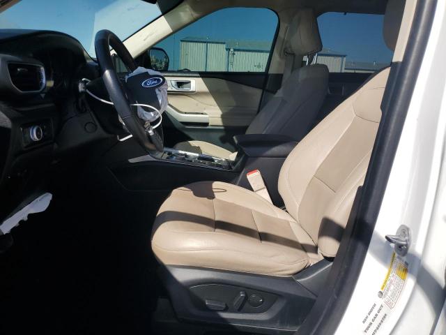 1FMSK7FH0MGB07454 - 2021 FORD EXPLORER LIMITED WHITE photo 7