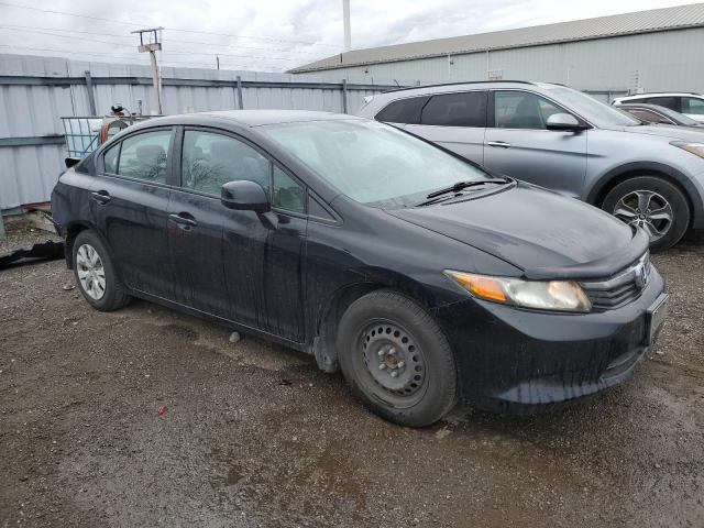 2HGFB2F45CH116564 - 2012 HONDA CIVIC LX 黑色 照片 4