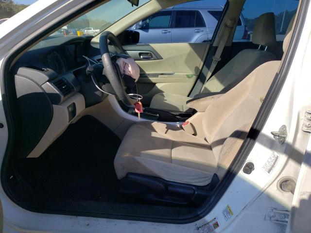 JHMCR2F34DC000201 - 2013 HONDA ACCORD LX თეთრი ფოტო 7