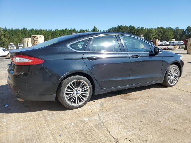 3FA6P0HD6ER140516 - 2014 FORD FUSION SE BLACK photo 3