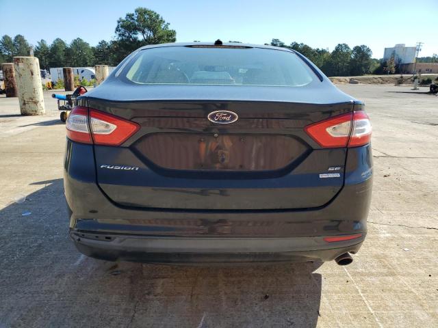 3FA6P0HD6ER140516 - 2014 FORD FUSION SE BLACK photo 6