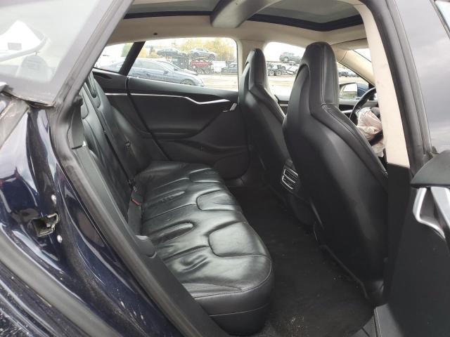 5YJSA1H15EFP32397 - 2014 TESLA MODEL S BLUE photo 10