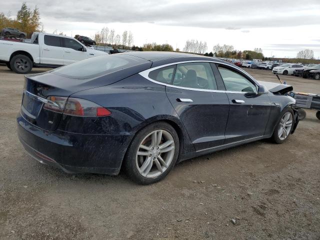 5YJSA1H15EFP32397 - 2014 TESLA MODEL S BLUE photo 3