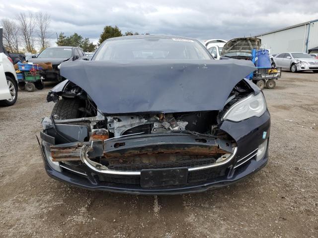 5YJSA1H15EFP32397 - 2014 TESLA MODEL S BLUE photo 5