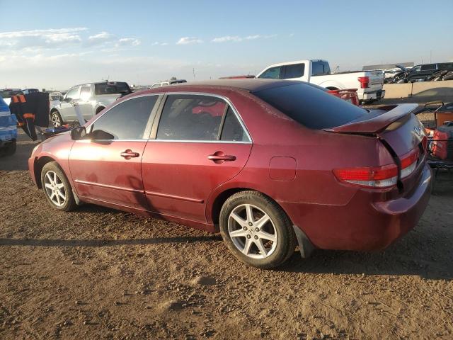 1HGCM66543A033882 - 2003 HONDA ACCORD EX RED photo 2