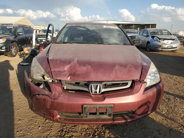 1HGCM66543A033882 - 2003 HONDA ACCORD EX RED photo 5