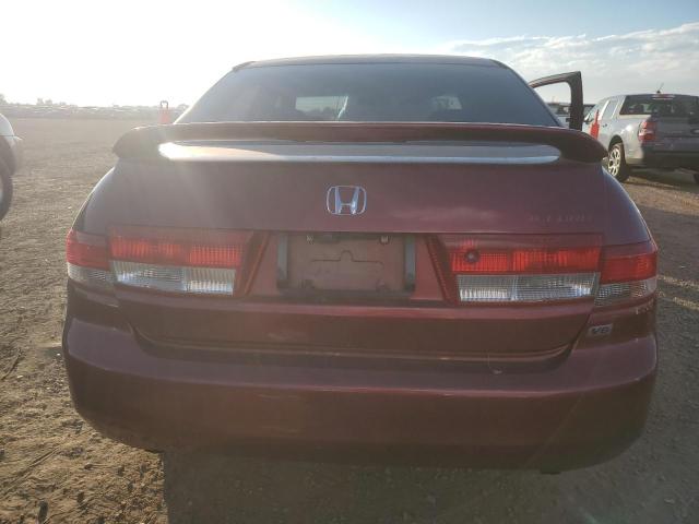 1HGCM66543A033882 - 2003 HONDA ACCORD EX RED photo 6