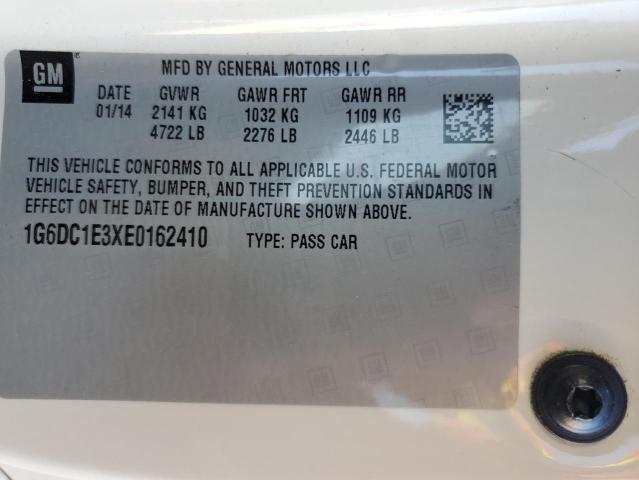 1G6DC1E3XE0162410 - 2014 CADILLAC CTS PERFORMANCE COLLECTION Beyaz fotoğraf 13