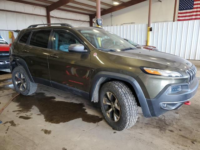 1C4PJMBS3FW718052 - 2015 JEEP CHEROKEE TRAILHAWK GREEN photo 4