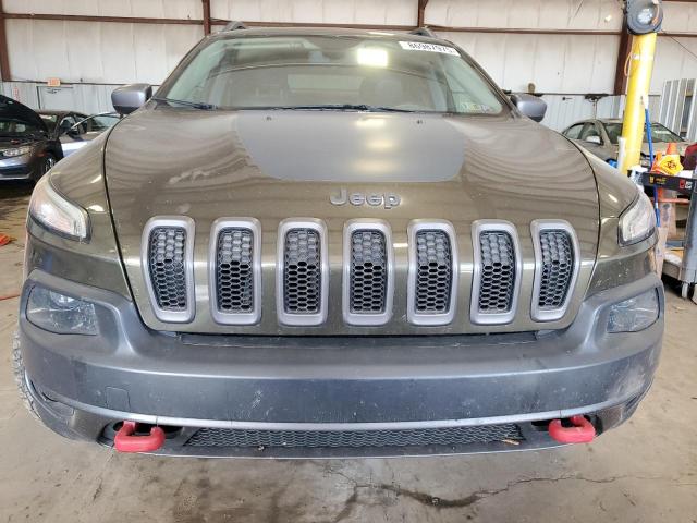 1C4PJMBS3FW718052 - 2015 JEEP CHEROKEE TRAILHAWK GREEN photo 5