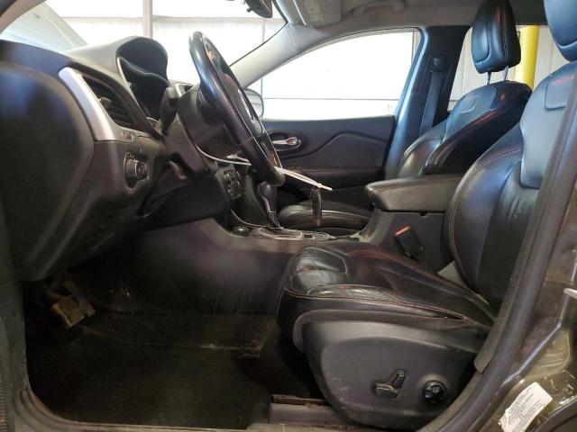 1C4PJMBS3FW718052 - 2015 JEEP CHEROKEE TRAILHAWK GREEN photo 7