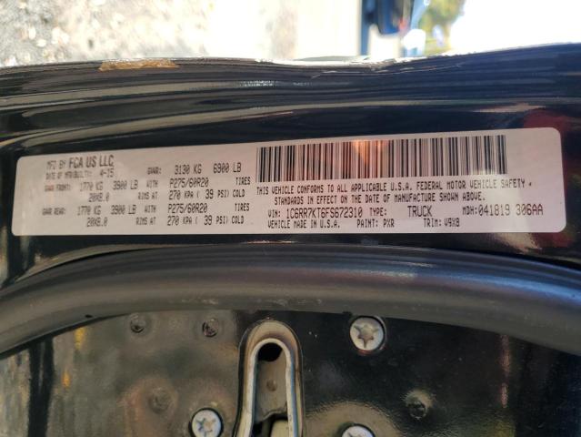 1C6RR7KT6FS672310 - 2015 RAM 1500 ST أسود صورة 12