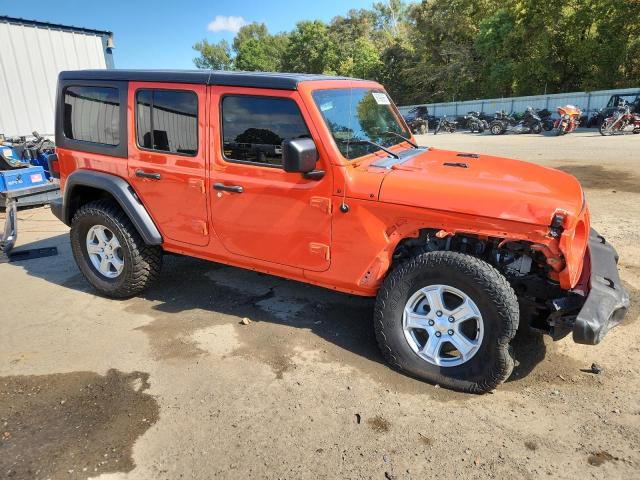 1C4HJXDG0JW272854 - 2018 JEEP WRANGLER U SPORT Pomarańczowy zdjęcie 4
