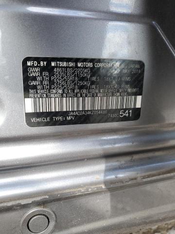 JA4AD2A34KZ054486 - 2019 MITSUBISHI OUTLANDER ES Күміс фото 14