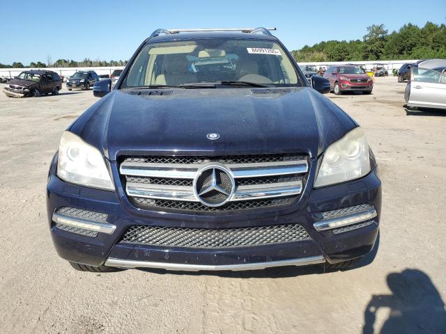 4JGBF7BE1CA764913 - 2012 MERCEDES-BENZ GL 450 4MATIC BLUE photo 5
