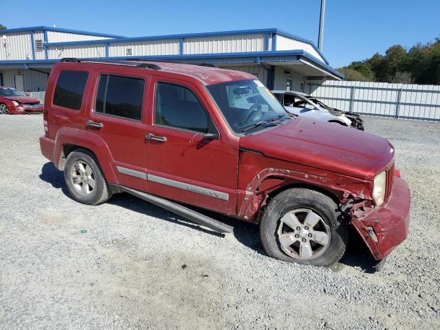 1J4PN2GK3AW156111 - 2010 JEEP LIBERTY SPORT RED photo 4