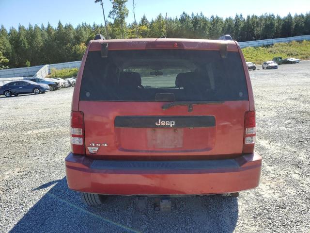 1J4PN2GK3AW156111 - 2010 JEEP LIBERTY SPORT RED photo 6