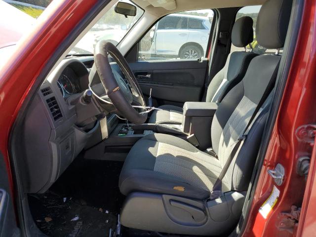 1J4PN2GK3AW156111 - 2010 JEEP LIBERTY SPORT RED photo 7