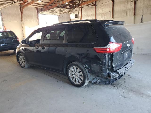5TDDZ3DC5HS148621 - 2017 TOYOTA SIENNA XLE BLACK photo 2