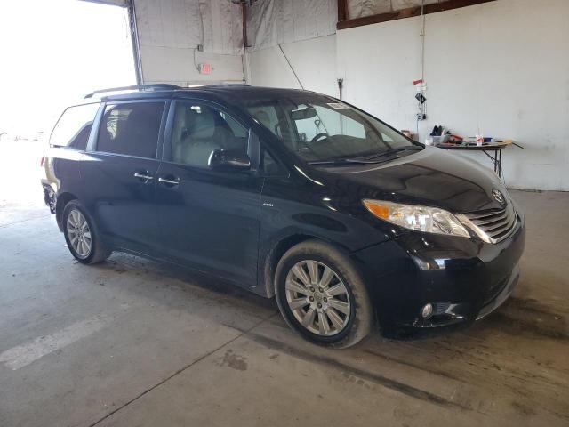 5TDDZ3DC5HS148621 - 2017 TOYOTA SIENNA XLE BLACK photo 4