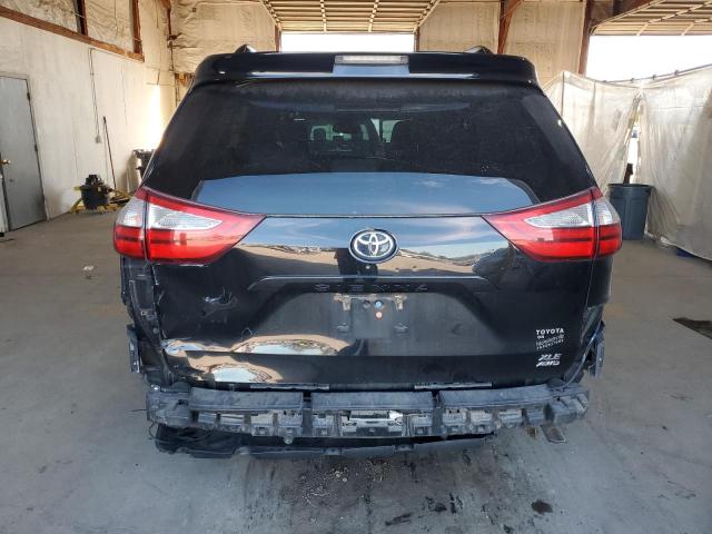 5TDDZ3DC5HS148621 - 2017 TOYOTA SIENNA XLE BLACK photo 6