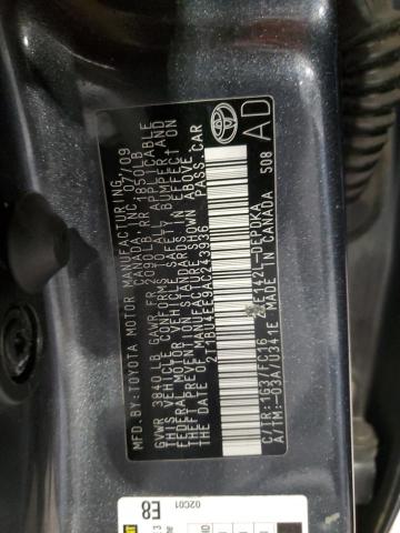 2T1BU4EE9AC243936 - 2010 TOYOTA COROLLA BASE 灰色 照片 12