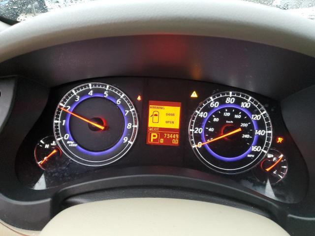 JNKAJ09E18M302724 - 2008 INFINITI EX35 BASE BLACK photo 9