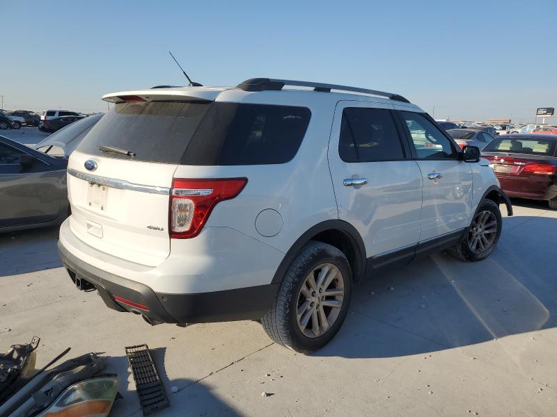 1FM5K8D80FGA56711 - 2015 FORD EXPLORER XLT Սպիտակ լուսանկար 3