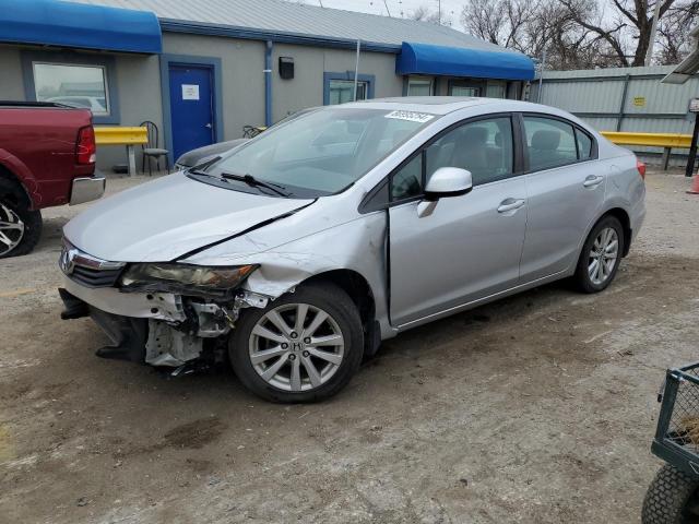 19XFB2F94CE086687 - 2012 HONDA CIVIC EXL SILVER photo 1