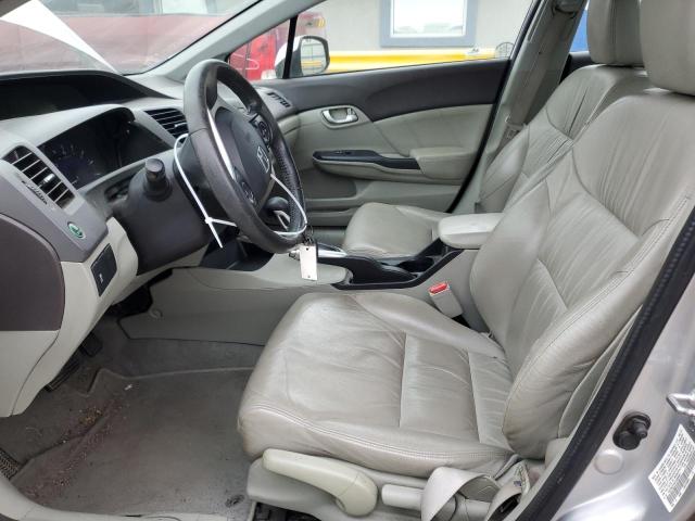19XFB2F94CE086687 - 2012 HONDA CIVIC EXL SILVER photo 7