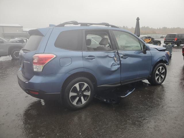 JF2SJAEC7JH617169 - 2018 SUBARU FORESTER 2.5I PREMIUM Көк фото 3