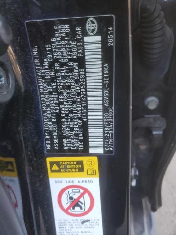 4T4BF1FK7GR525986 - 2016 TOYOTA CAMRY LE BLACK photo 13