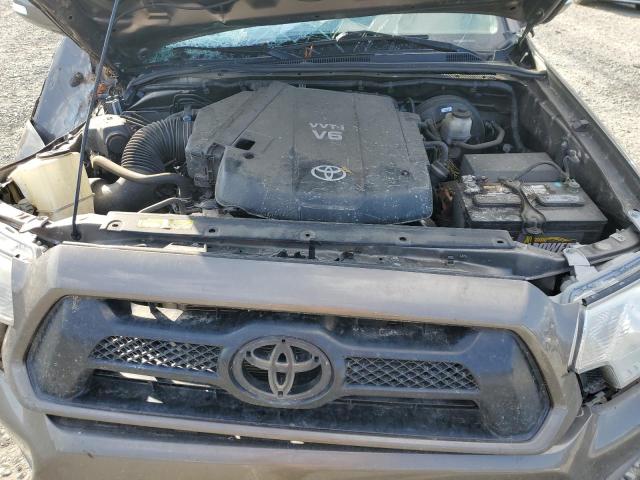 5TFLU4ENXDX067084 - 2013 TOYOTA TACOMA DOUBLE CAB GRAY photo 11