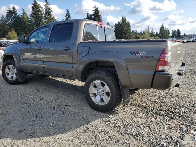5TFLU4ENXDX067084 - 2013 TOYOTA TACOMA DOUBLE CAB GRAY photo 2
