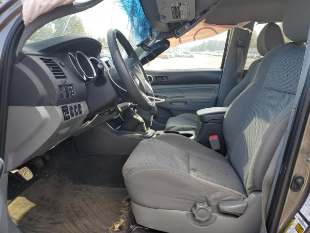5TFLU4ENXDX067084 - 2013 TOYOTA TACOMA DOUBLE CAB GRAY photo 7