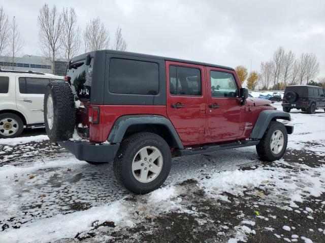 1J4BA3H10BL594301 - 2011 JEEP WRANGLER U SPORT Қызыл фото 3