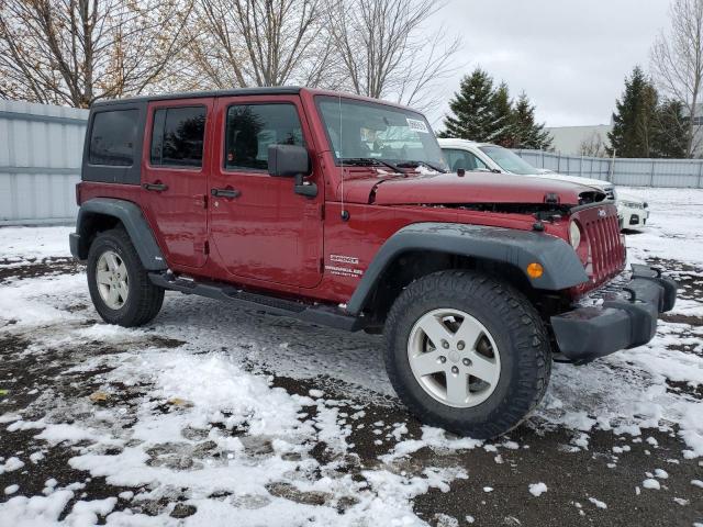 1J4BA3H10BL594301 - 2011 JEEP WRANGLER U SPORT Қызыл фото 4