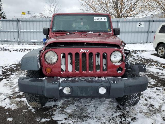 1J4BA3H10BL594301 - 2011 JEEP WRANGLER U SPORT Қызыл фото 5