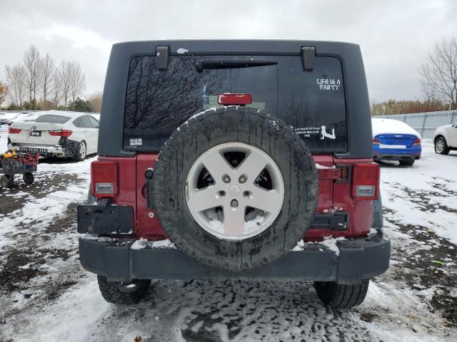 1J4BA3H10BL594301 - 2011 JEEP WRANGLER U SPORT Қызыл фото 6