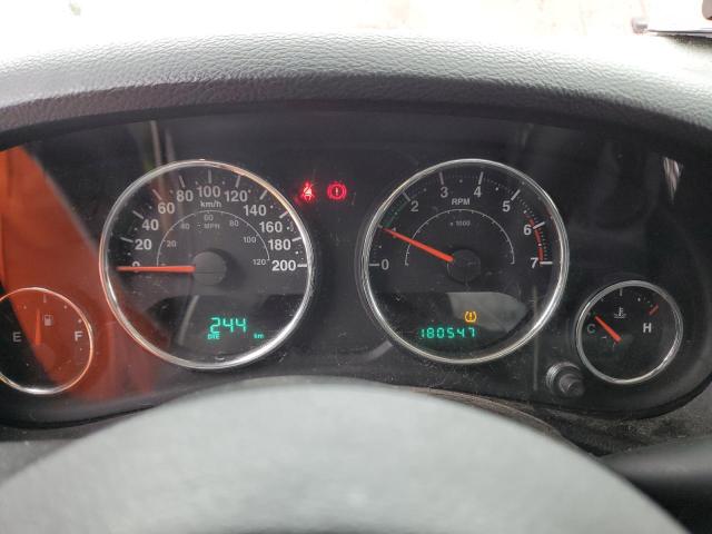 1J4BA3H10BL594301 - 2011 JEEP WRANGLER U SPORT Қызыл фото 9