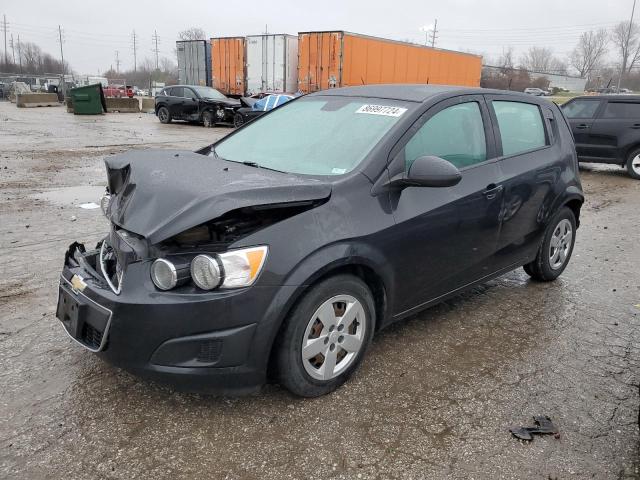 1G1JA6SH9D4107949 - 2013 CHEVROLET SONIC LS BLACK photo 1
