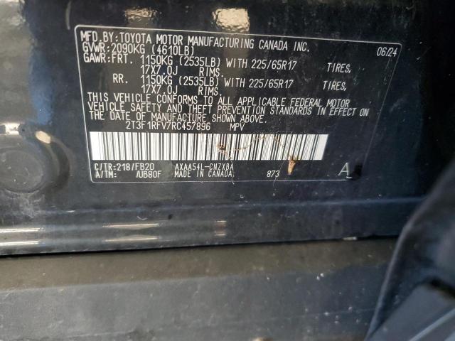 2T3F1RFV7RC457896 - 2024 TOYOTA RAV4 LE 黑色 照片 14