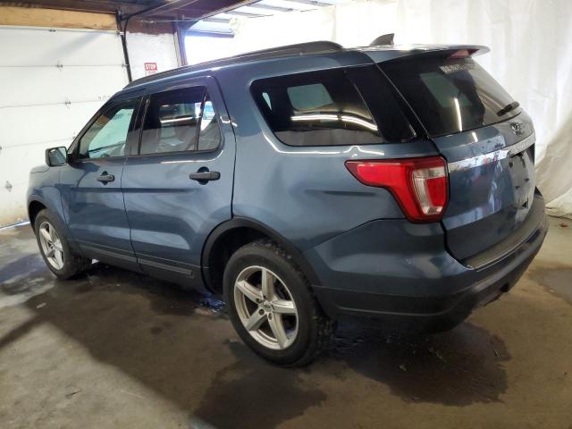 1FM5K8BH1JGC34878 - 2018 FORD EXPLORER BLUE photo 2