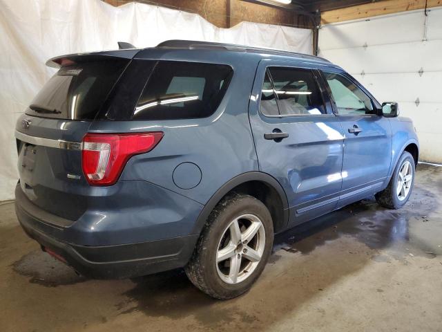 1FM5K8BH1JGC34878 - 2018 FORD EXPLORER BLUE photo 3