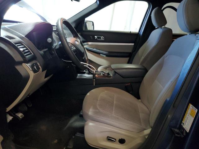 1FM5K8BH1JGC34878 - 2018 FORD EXPLORER BLUE photo 7
