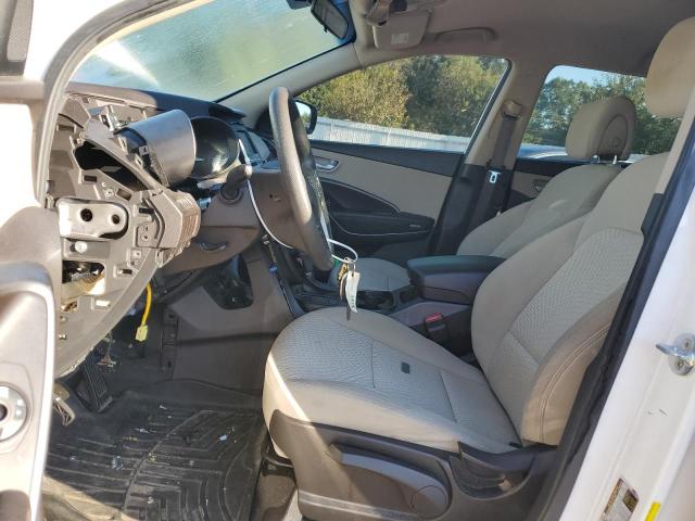 5NMZT3LB6HH026899 - 2017 HYUNDAI SANTA FE S WHITE photo 7