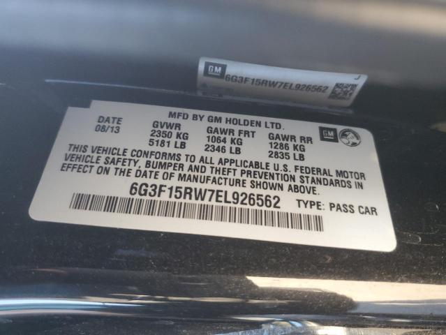 6G3F15RW7EL926562 - 2014 CHEVROLET SS BLACK photo 12