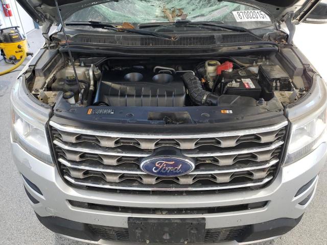 1FM5K8DH1HGD94394 - 2017 FORD EXPLORER XLT 银色 照片 12