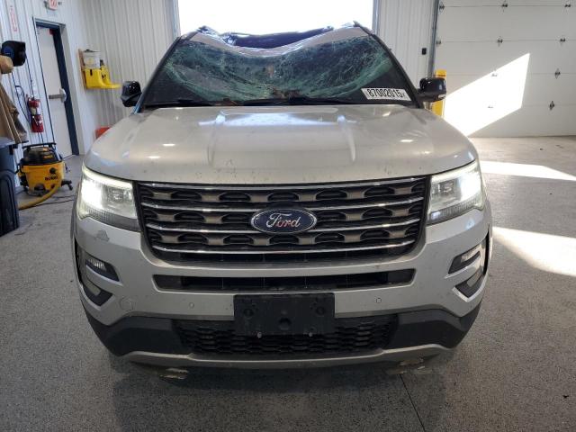 1FM5K8DH1HGD94394 - 2017 FORD EXPLORER XLT 银色 照片 5