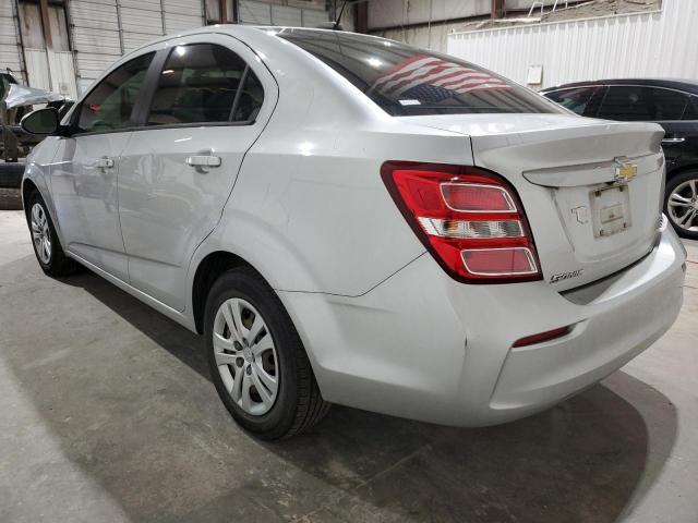 1G1JB5SB0K4111243 - 2019 CHEVROLET SONIC LS SILVER photo 2